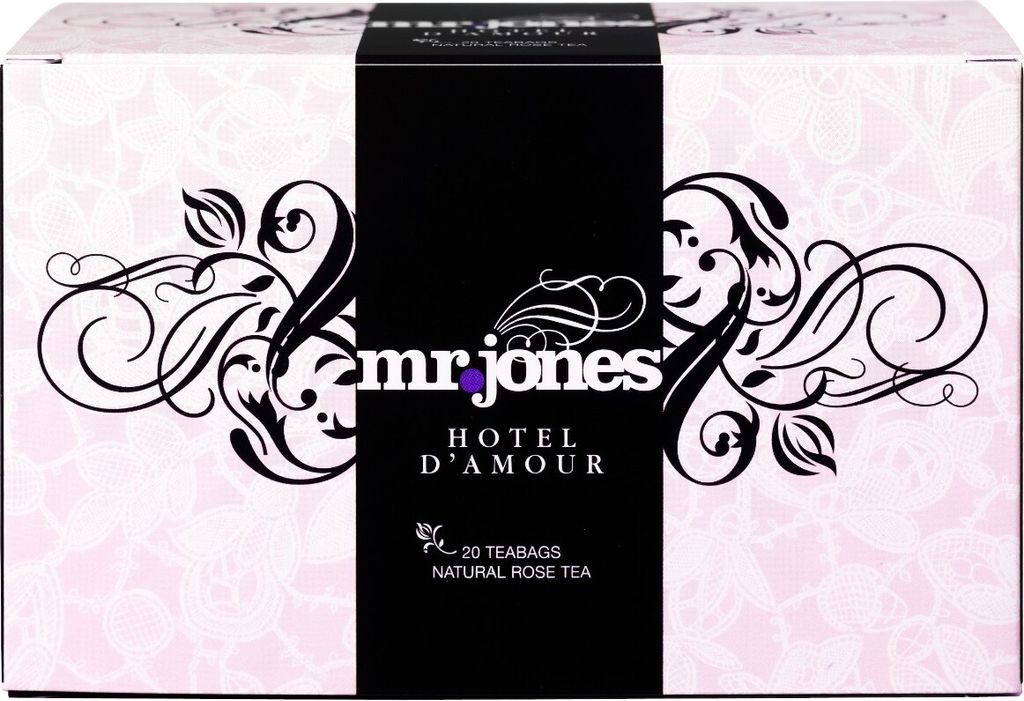 Mr Jones Hotel D Amour Rozen Thee (20 stuks) Produktbild 