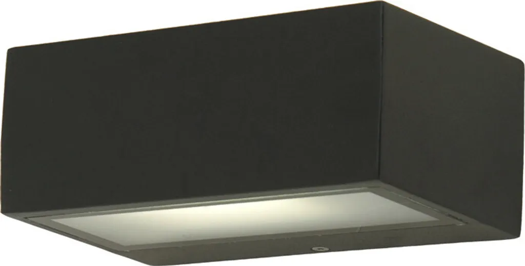 Applique Étanche IP44 Aluminium GEMINI Gris Foncé 1x40W E27