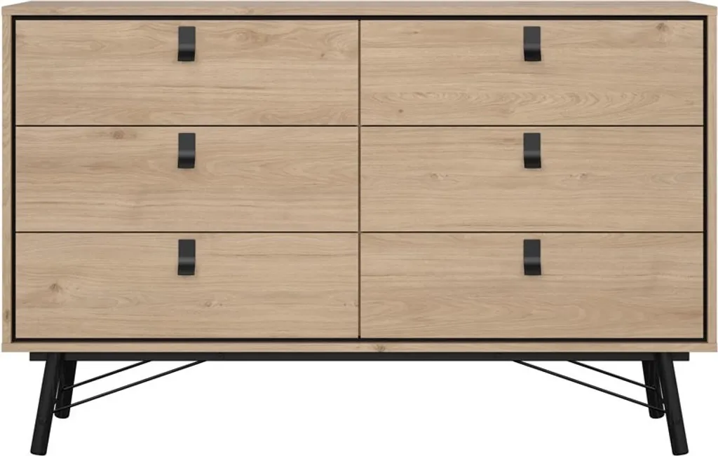 Commode RY chêne 6 tiroirs pour résoudre le manque de rangement