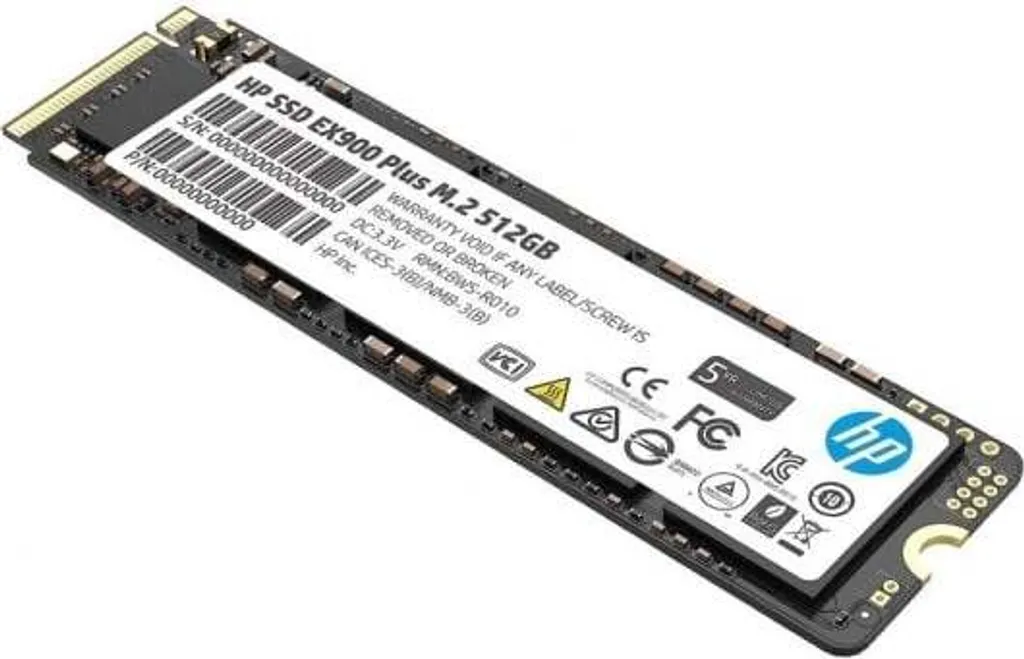 Disco SSD Interno HP EX900 PLUS 512GB 35M33AA#ABB NVMe - Ufficio e Foto