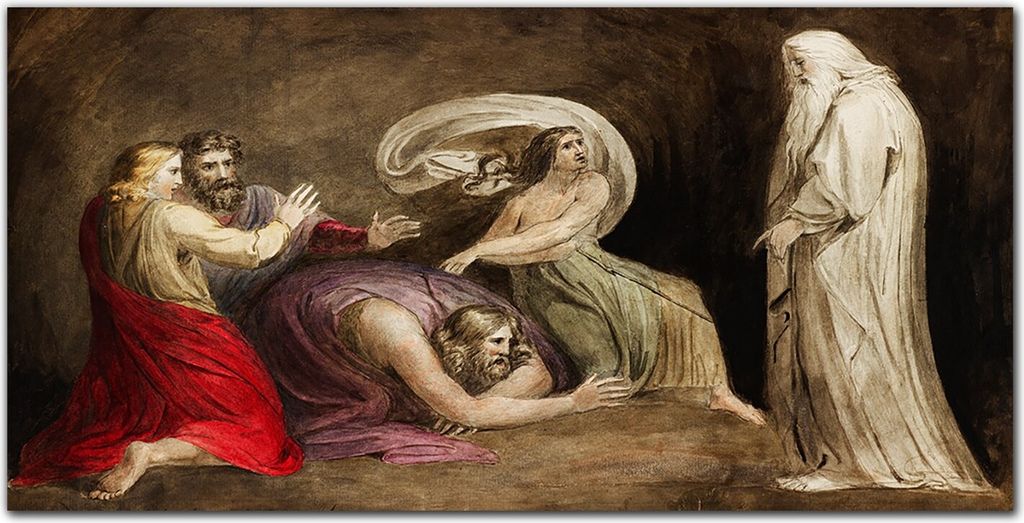 Coloray Bild aus Leinwand 100x50 Leinwand Dekoration - Mythologie Malerei