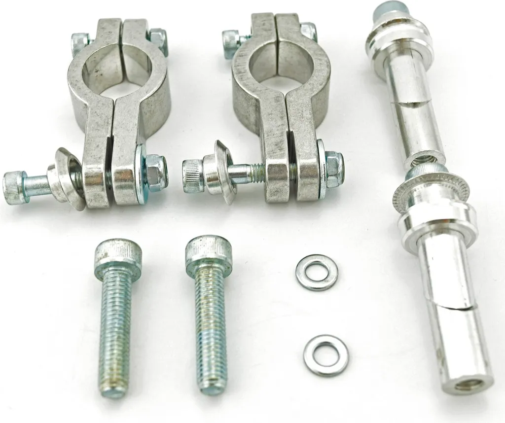 Embase de fixation garde-corps aluminium D.22mm kit complet montage