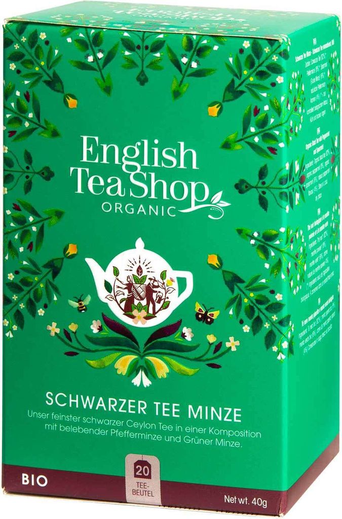 ETS - Thé noir menthe, BIO, 20 sachets de thé Image du produit 