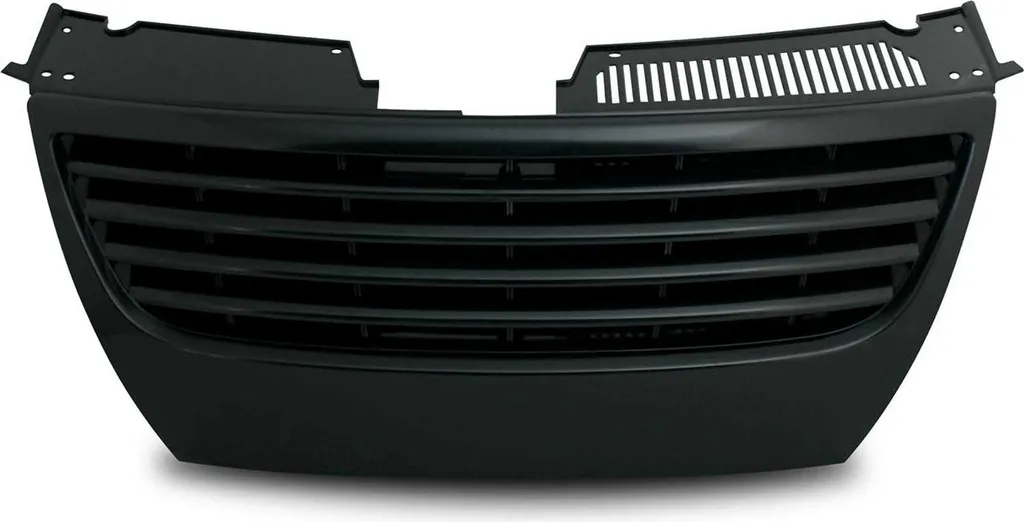 Grille de radiateur pour Passat B6 3C 2005-2010 noire en ABS résistant