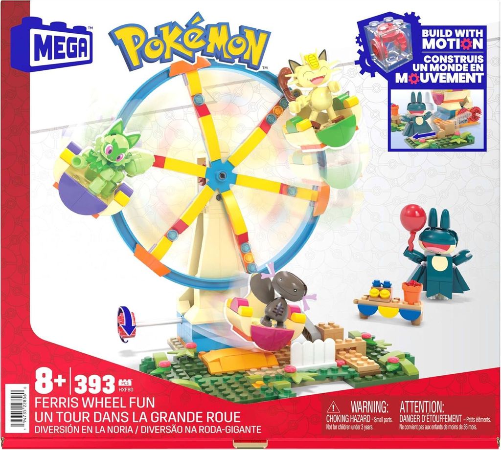 MEGA Pokémon HXF80, Bausatz, 8 Jahr(e), Kunststoff, 393 Produktbild 
