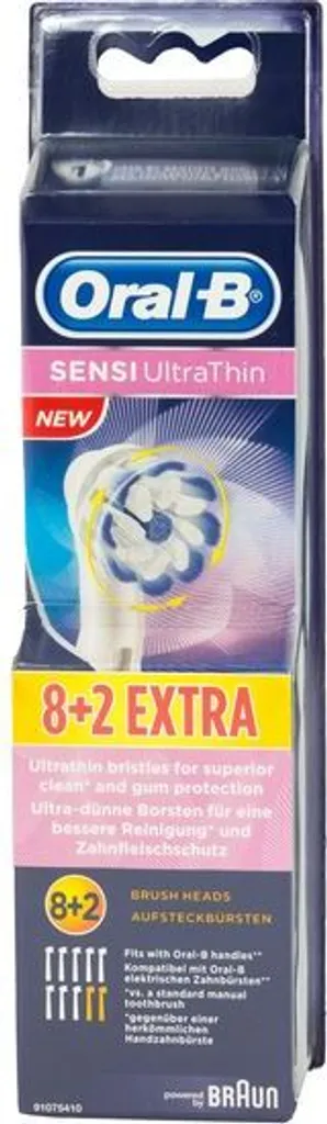 Brossettes Oral-B Sensi Ultra Thin à poils extra souples, pack éco de 4 - 4