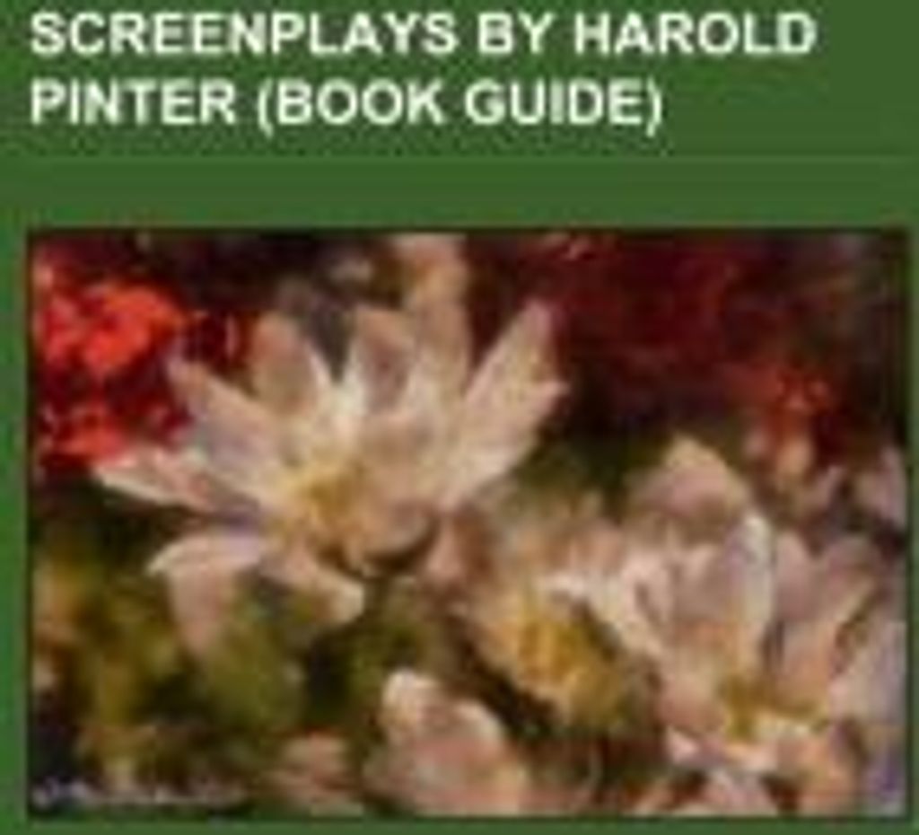 Screenplays by Harold Pinter (Book Guide)