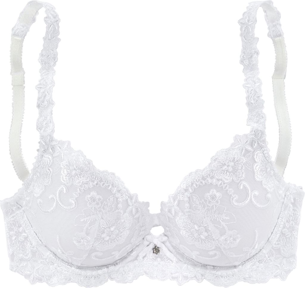 LASCANA Push-up-BH weiß Größe 75 Cup E