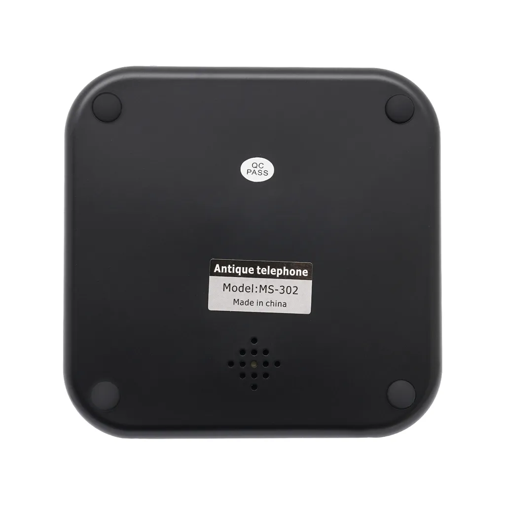Téléphone filaire classique rétro avec numérotation à touches et Redial - 9
