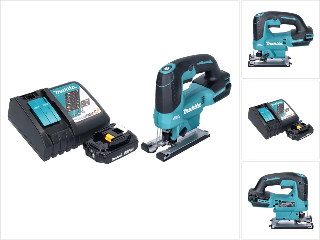 Scie sauteuse sans fil Makita DJV184 pour découpe de bois et métal 18V