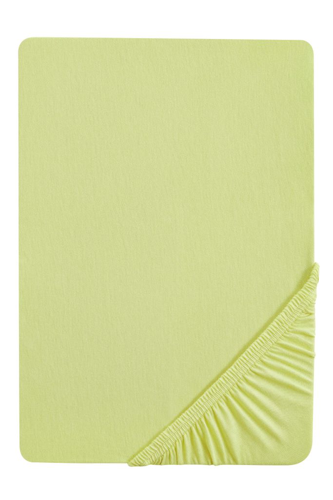 biberna Spannbettlaken 140x200 cm bis 160x200cm, Spannbetttuch Stretch Jersey, grün türkis (capri)