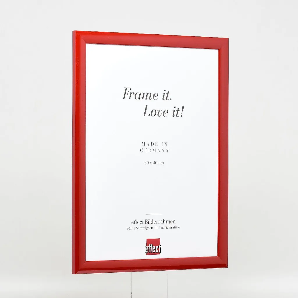Cornice Legno 25x60 Rosso Lucido Profilo 43 | Design Moderno Casa - 5