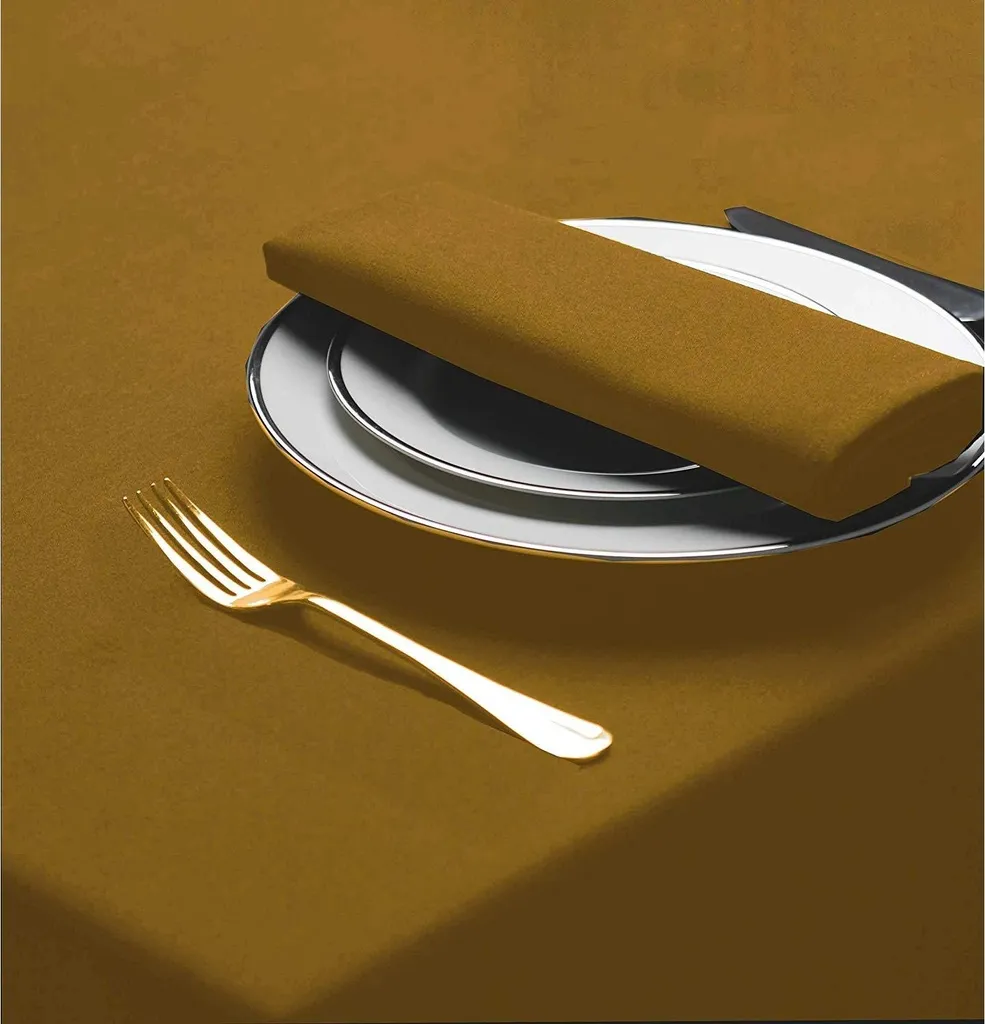 Nappe Belledorm Amalfi Rectangulaire BM103 - Or, Format 178 x 366 cm