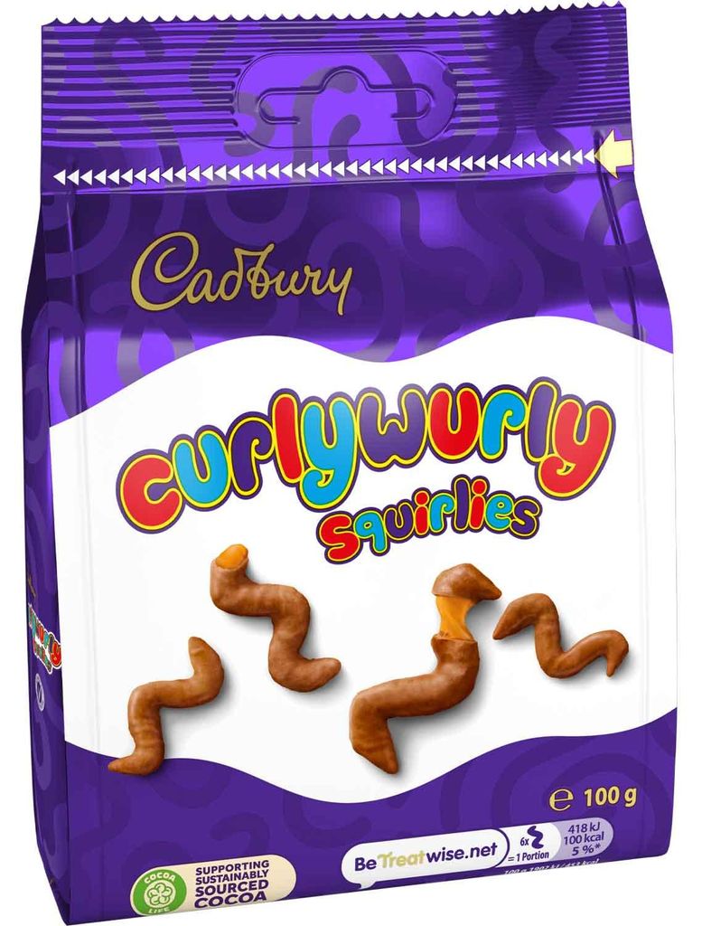 Cadbury Curly Wurly Squirlies 100g Produktbild 