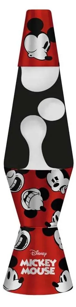 Grande lampe à lave Mickey 36cm multicolore - Éclairage d'ambiance ludique