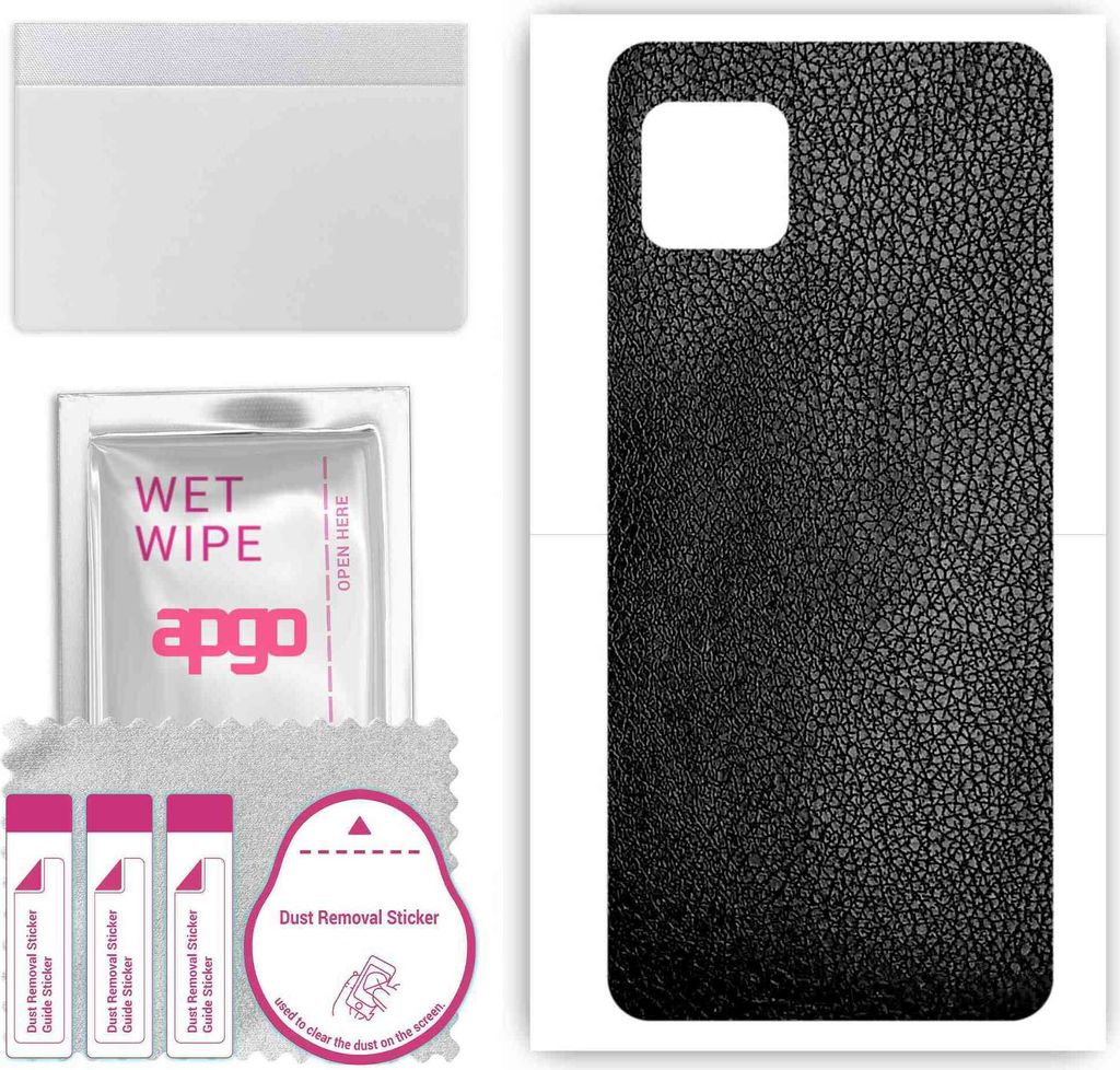 apgo Rückseite Schutzfolie, Skin, kompatibel mit Sharp Aquos Sense 5G, Hinten Displayschutzfolie aus Vinylfolie, kratzfest, einfache Montage - Sch...