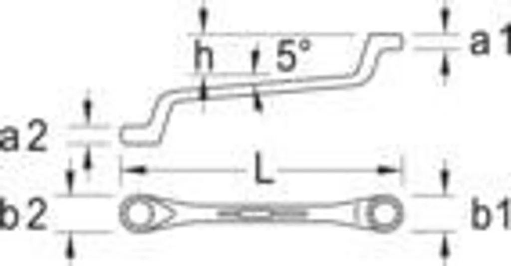 GEDORE 6015510 GEDORE Ringschlüssel 8 x 9 mm - 15