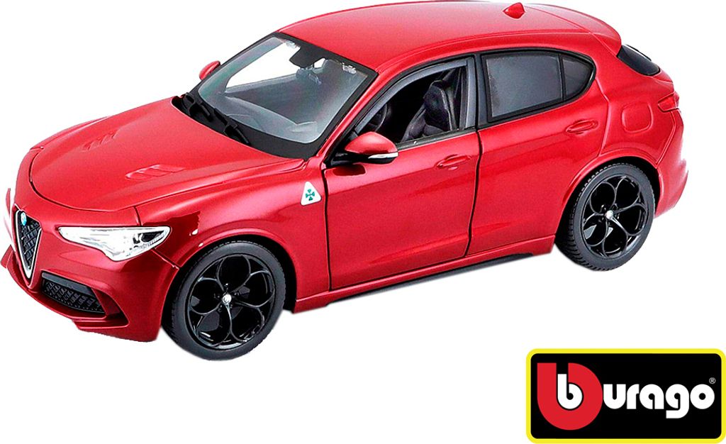 Bburago 1:24 Alfa Romeo Stelvio rouge 18-21086R Image du produit 