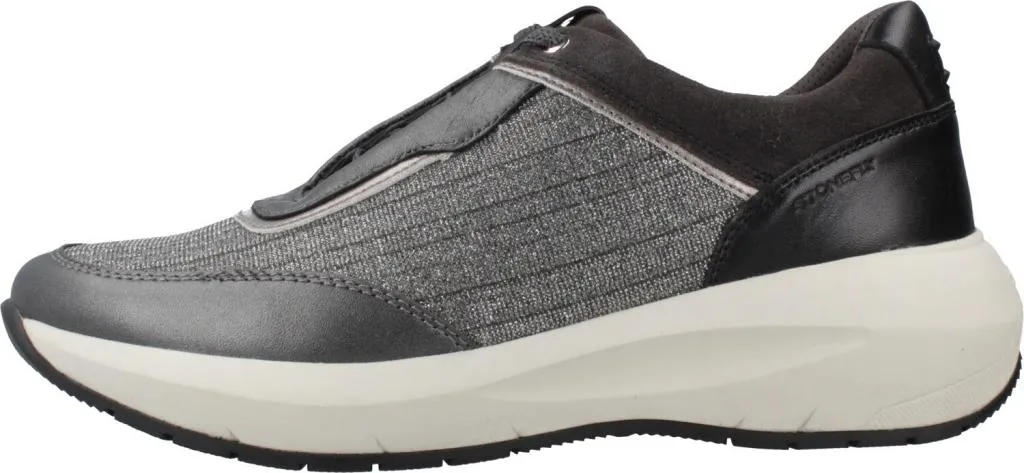 Stonefly Twins 8 Glit Laminated Gris - Baskets Mode Femme Confortables