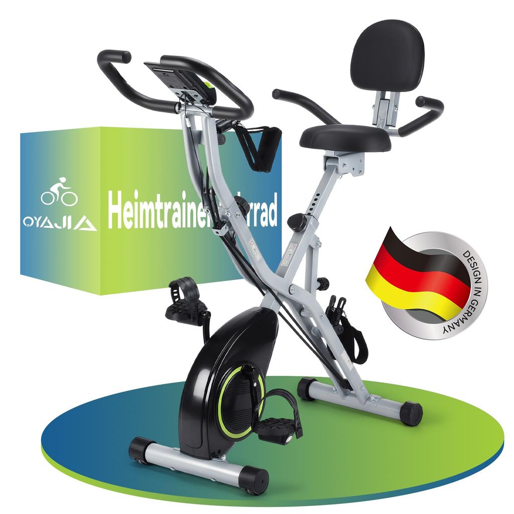 OYAJIA X-Bike Heimtrainer X-005, klappbares Fitnessbike mit Produktbild 