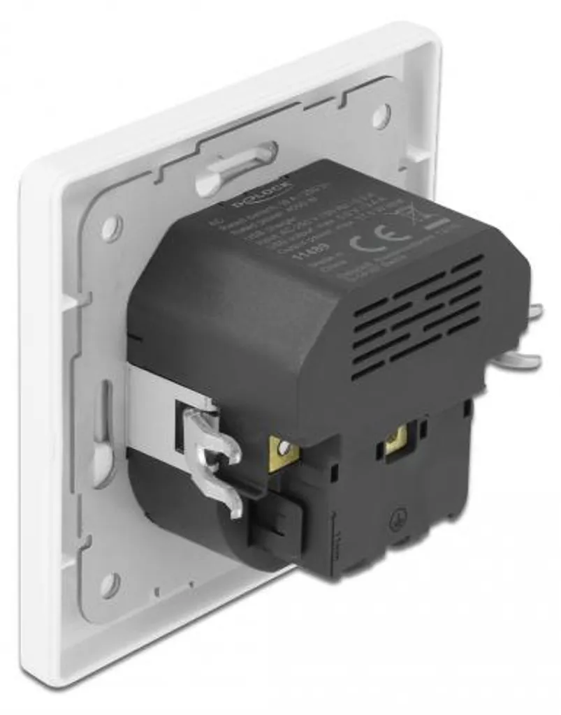 Delock Prise Encastrable avec 2 Ports de Charge USB Type A et C