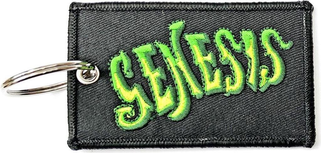 Genesis - "Classic" Schlüsselanhänger Doppelseitig RO7478 (Einheitsgröße) (Grau/Grün)