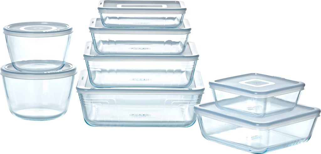 Cook & Freeze Auflaufform mit Deckel - 8-teiliges Set - Produktbild 