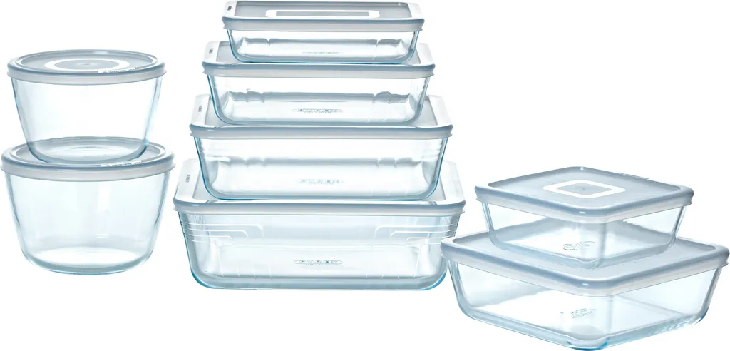 Vivi la Cucina con Stile: Set Pyrex Cook & Freeze Vetro 8 Pezzi