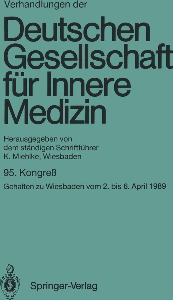 Verhandlungen der Deutschen Gesellschaft für Innere Medizin