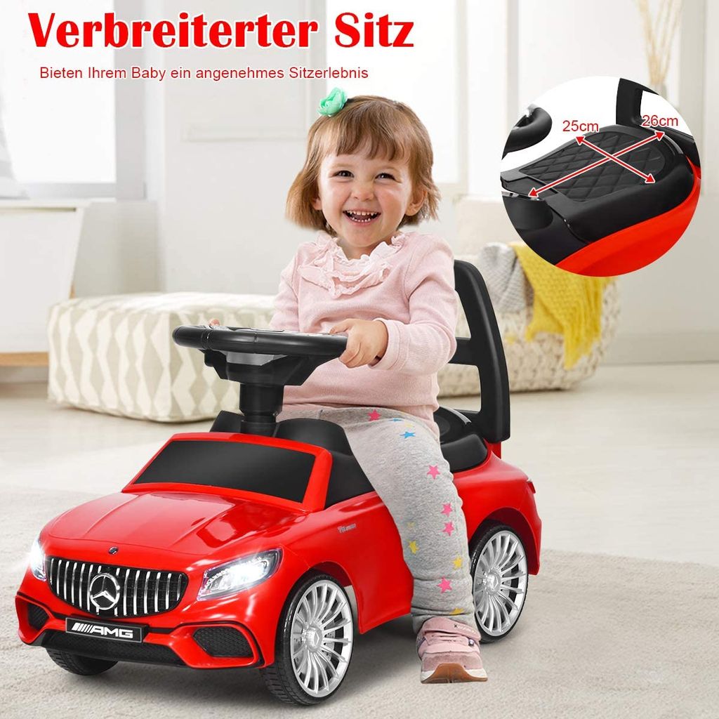 2in1 Kinderauto Rutscher Schiebeauto Rutscherauto Fahrzeug zum schieben Lauflern