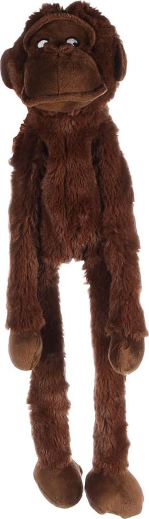 Flamingo Hundespielzeug Madina Affe dunkelbraun, Maße: 17 x 12 x 57 cm