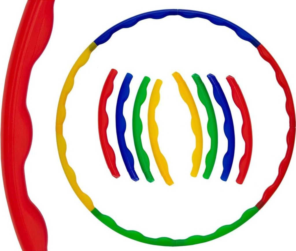 Hoola Hoop Reifen Erwachsene 8 Teile  Fitness PROFIT 90cm Produktbild 