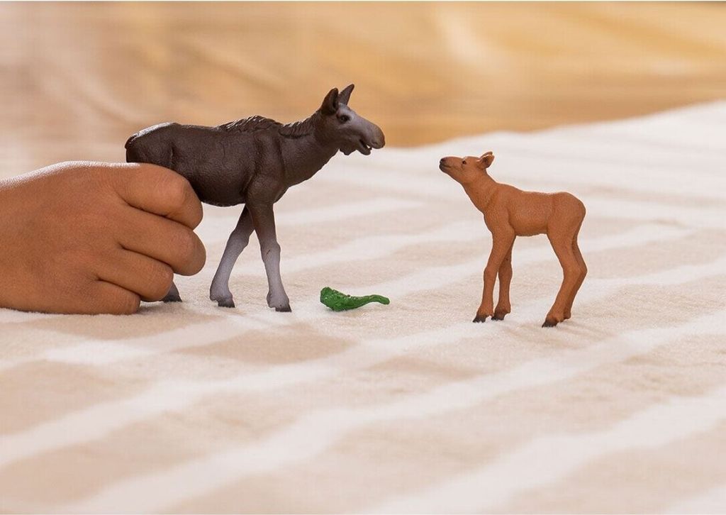 schleich WILD LIFE 42629 Elchkuh mit Kalb