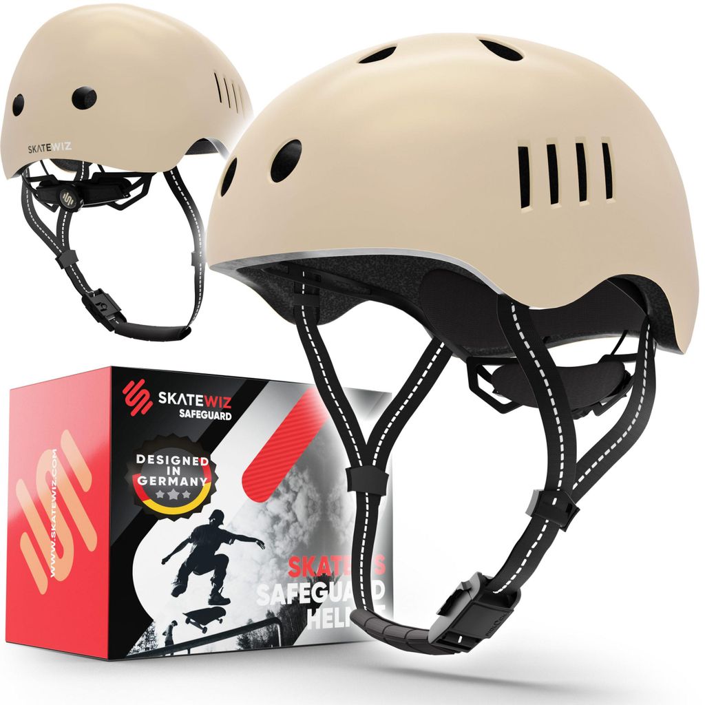 SKATEWIZ Fahrradhelm Skaterhelm für Kinder und Jugendliche Produktbild 