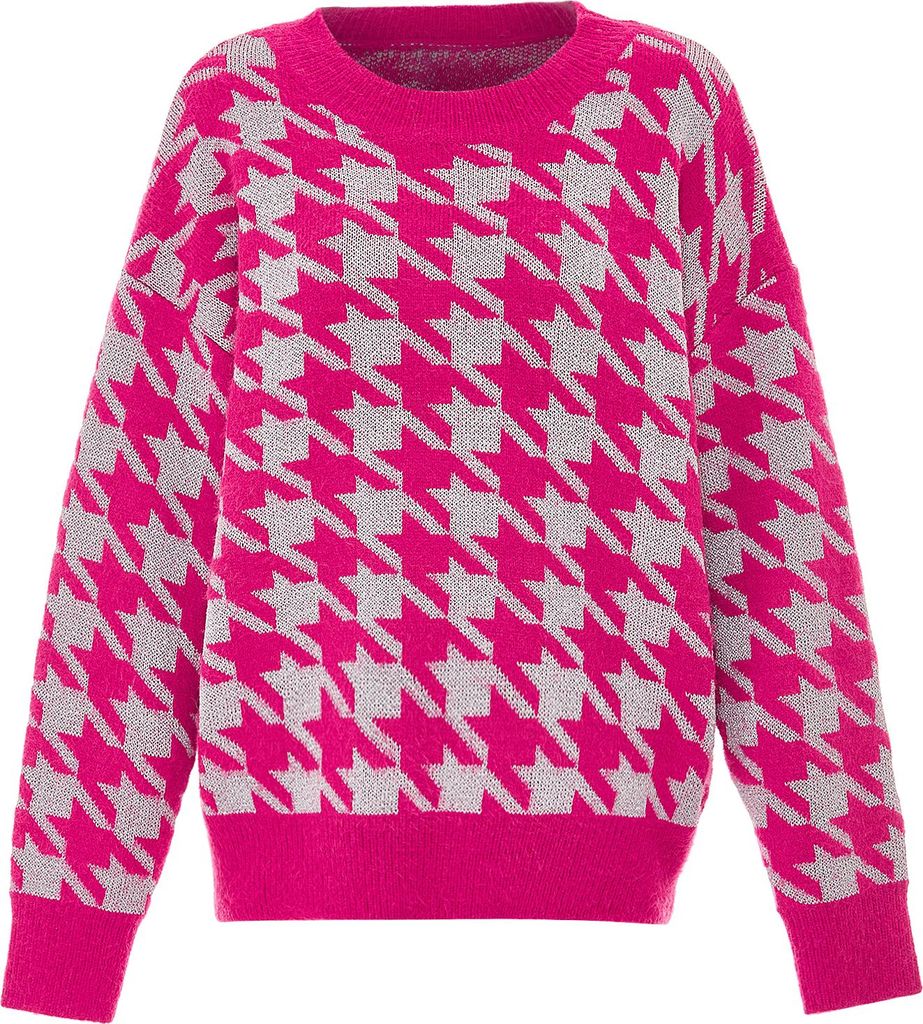 ebeeza damen strickpullover - pink, M