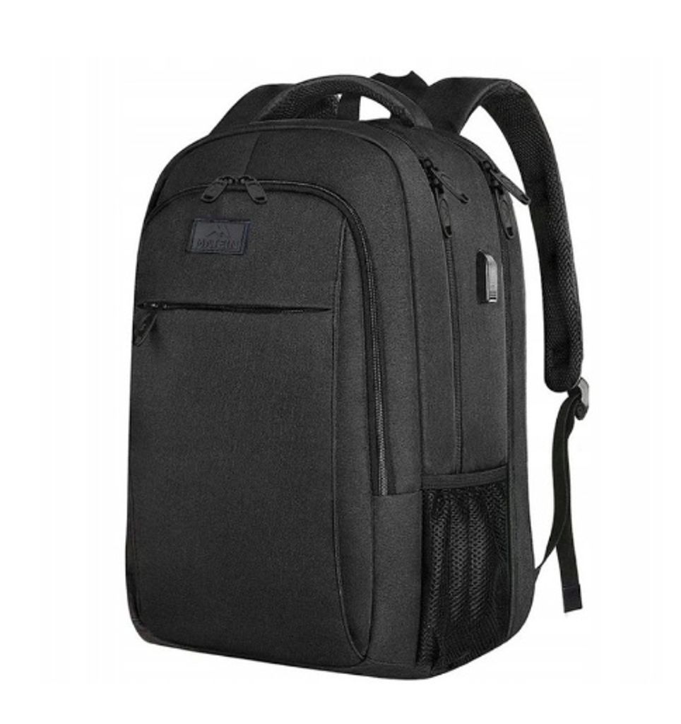 MATEIN City-Rucksack für einen 15,6-Zoll-Laptop, schwarz Produktbild 