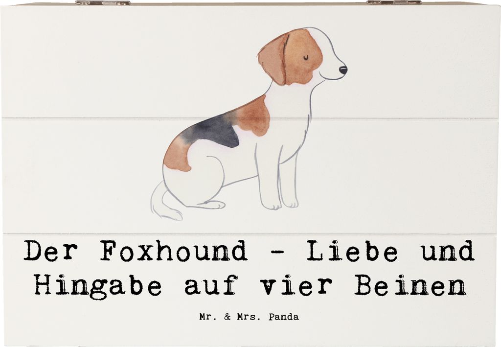Mr. & Mrs. Panda Geschenkbox Liebevoller Foxhound 22 x 15 Produktbild 