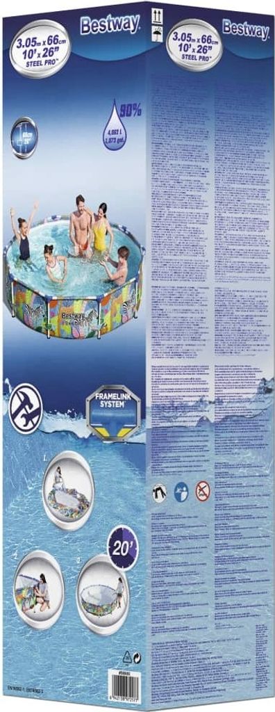 Bestway Pool Steel Pro Rahmen 305×66 cm Produktbild 16