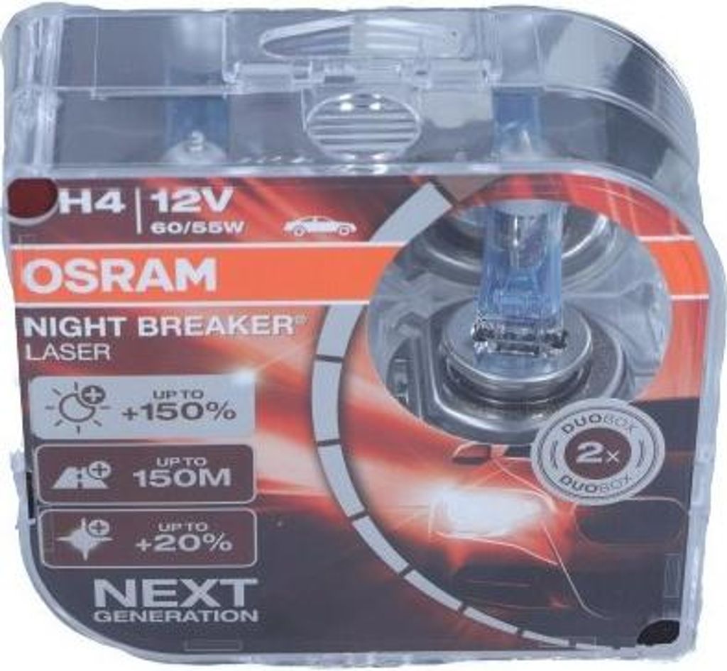 Żarówka H7 12V/55W Px26D  150  Night Breaker Laser Duo Box Zdjęcie produktu 