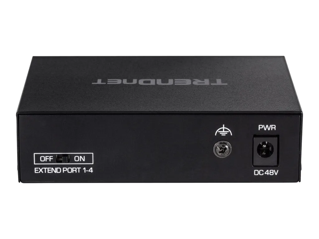 Switch PoE+ TRENDnet TE-FP051 5 Porte - Estensione 250m per IP Camera - 6