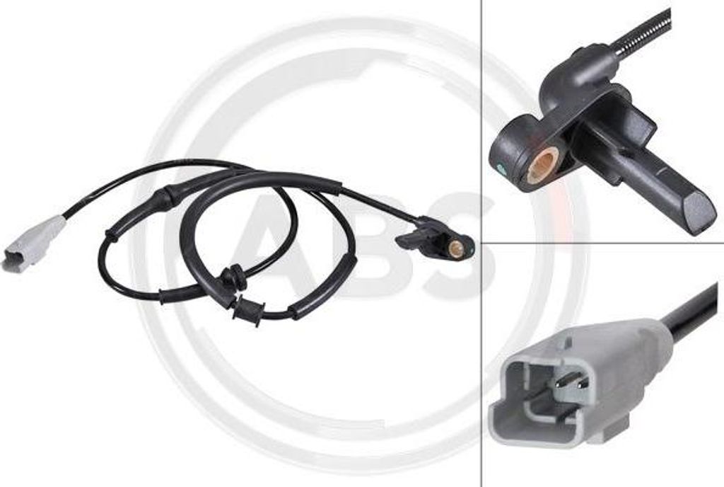 A.B.S. 31841 Raddrehzahlsensor OE 4545 kompatibel mit Partner, Xsara, Berlingo