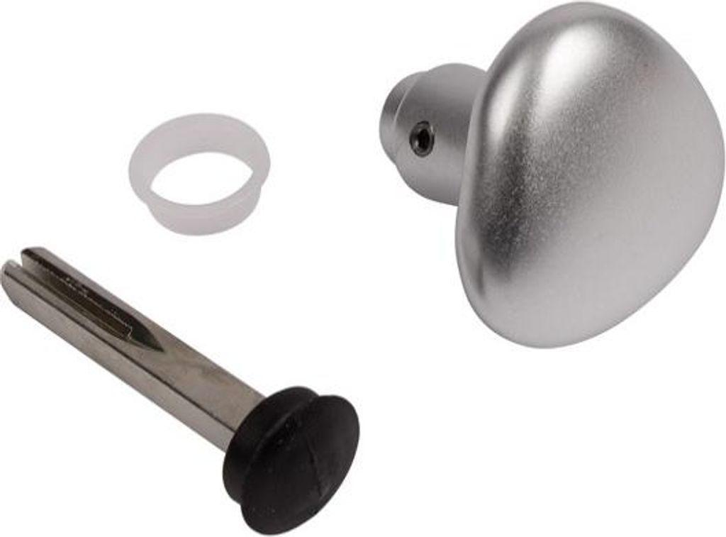 Aluminiumknopf 1/2 Locinox 8mm Schaft (3006R-2) Produktbild 