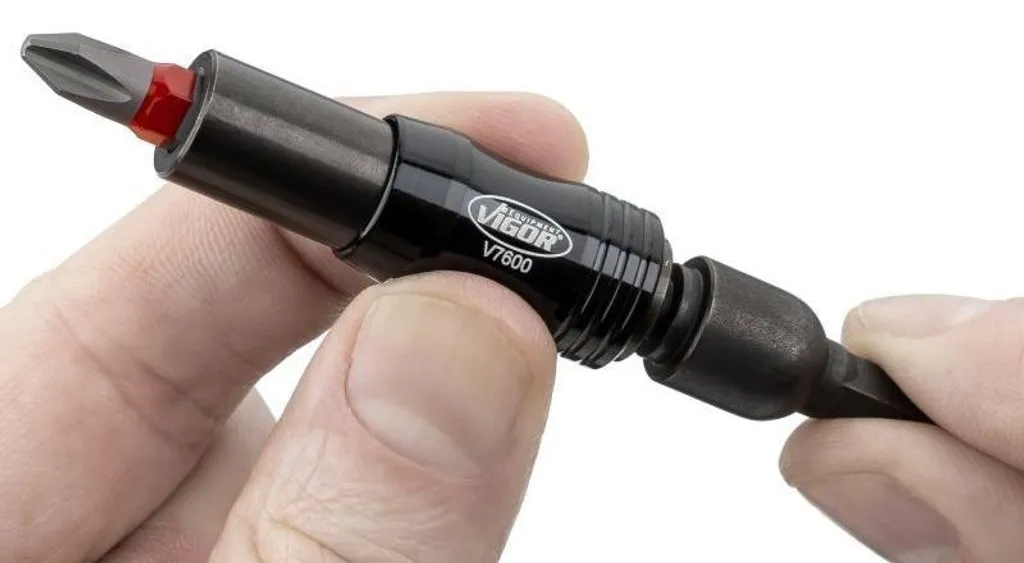 Porte-embout V7600 VIGOR 1/4" articulé : idéal pour accès difficiles - 8