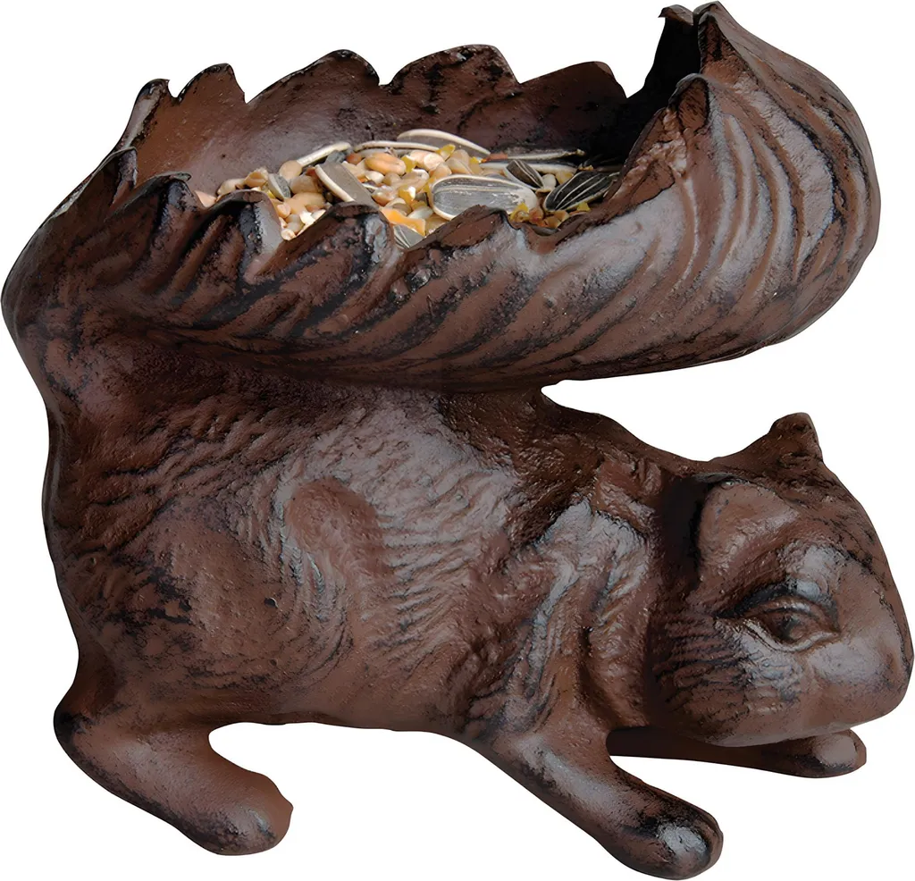 Mangeoire écureuil et oiseau Esschert Design FB265 en bois de pin