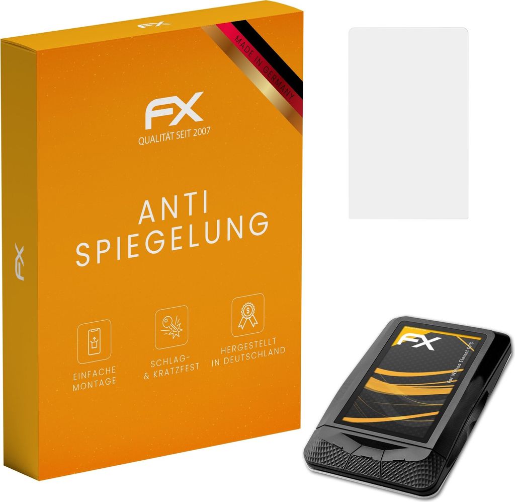 atFoliX FX-Antireflex 3x Schutzfolie kompatibel mit Wahoo Elemnt GPS Displayfolie