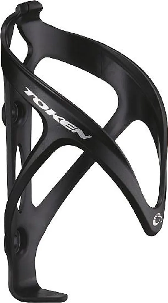 TOKEN TK550 Noir : Porte-bidon Léger en Composite Noir Mat