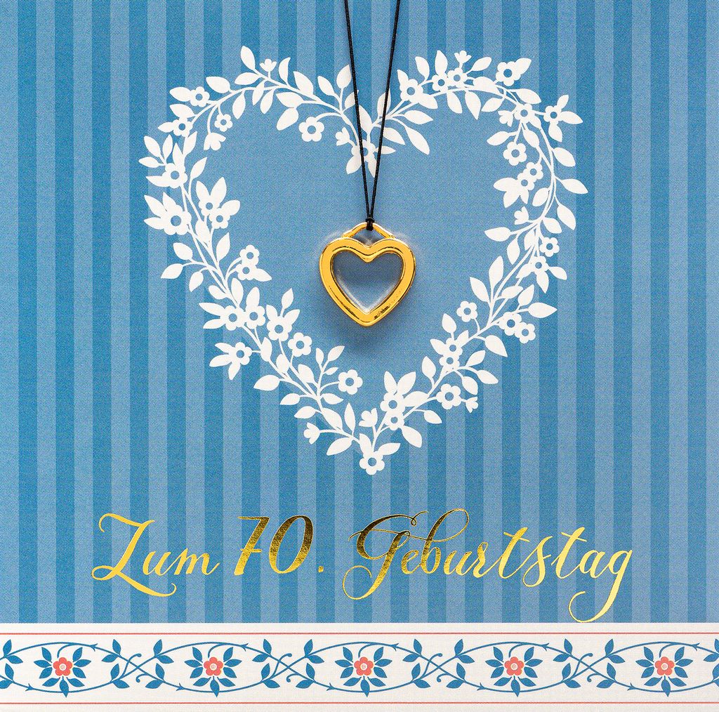 Little Things Card Glückwunschkarte im Format 15 x 15 cm mit Briefums