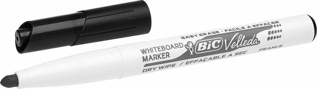 Bic Velleda 1741 Whiteboard-Marker-Stift schwarz (12 St.)