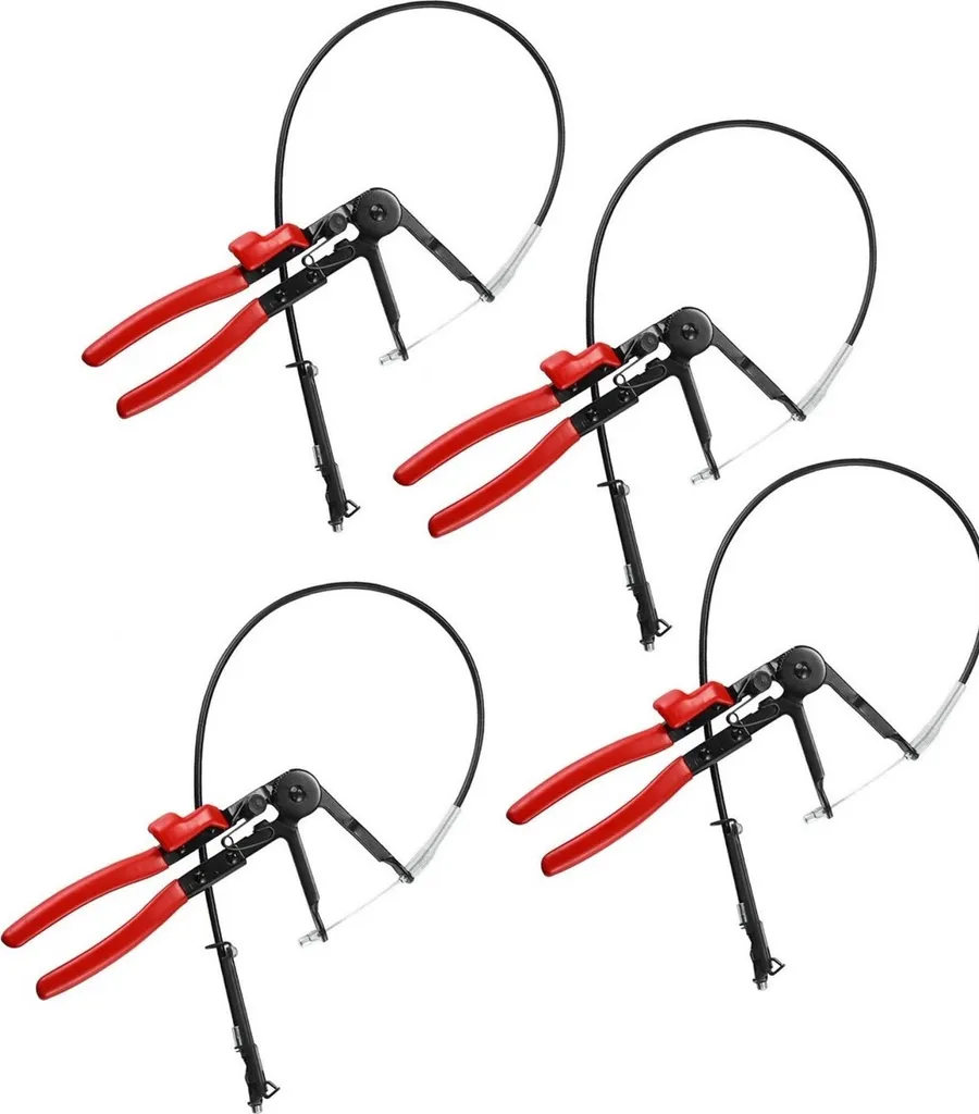 4 Pezzi Pinze per Auto e Fascette - Kit Stringitubo Flessibile Bowden