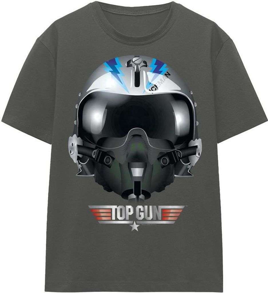 Top Gun - "Iceman" T-Shirt für Herren/Damen Uni TV16905 (XL) (Holzkohle)